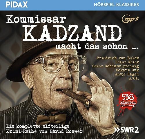 Bernd Roewer - Kommissar Kadzand macht das schon / Die komplette 11-teilige Krimihörspiel-Reihe (Pidax Hörspiel-Klassiker) - Preis vom 11.10.2026 03:10:56 h