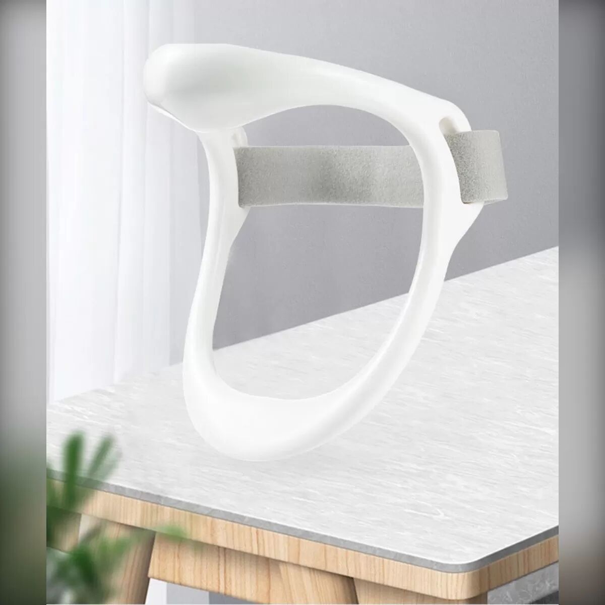INF Nackenrelaxer 2er-Set — Ergonomische PVC-Nackenstütze und Haltungskorrektor für Büro, Gaming, Lesen, 15 Minuten täglicher Schwarz