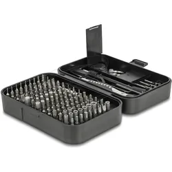 Delock, Schraubenzieher, Werkzeugset Schraubendreher 130-teilig (5-Kant (Pentagon), Hex, Pin-torx, Pozidriv-Kreuzschlitz (PZ), Tri-Wing)