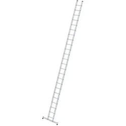 Sprossen-Anlegeleiter aus Aluminium, mit nivello® -Traverse, 24 Sprossen