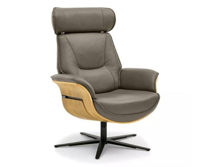 Musterring MR 276 Relaxsessel Leder oder Microfaser mit Relaxfunktionen - Microfaser Galero olive - Eiche hell - ohne Zusatzausstattung Wohnzimmer, Sitzkomfort, gemütlich, Drehfunktion, Memory-Funktion, stufenlos, entspannt zurücklehnen, vollständig bezogen Drehfunktion, manuelle Rückenteilverstellung, Memoryfunktion, manuelle Kopfteilverstellung Modern, Zeitlos