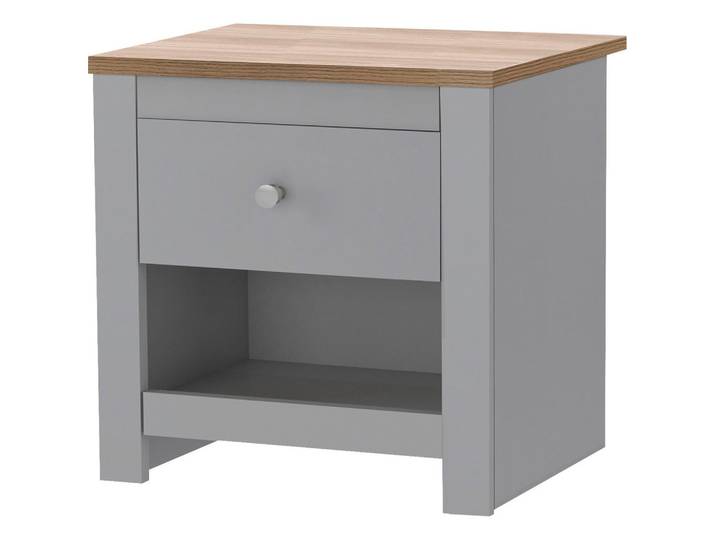 NACHTTISCH Emerald Grau B: 45 cm