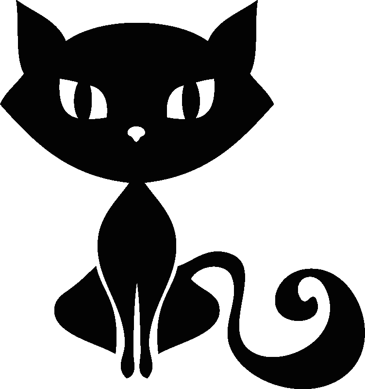 Ambiance-sticker Sticker chat chic et élégant
