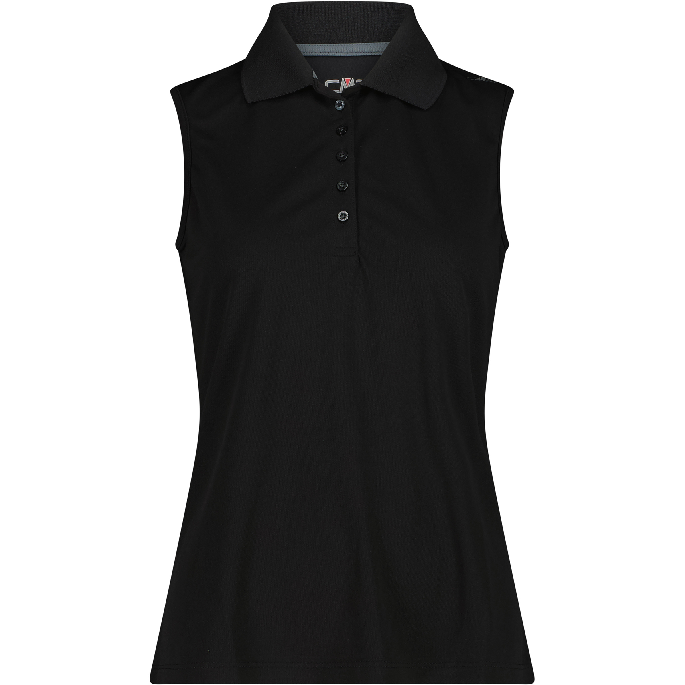 CMP Funktions Polo Top Damen Tanktops schwarz Größe XS Lifestyle Atmungsaktiv