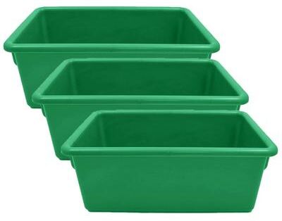Jonti-Craft Cubbie Tray, Green, Pack of 3