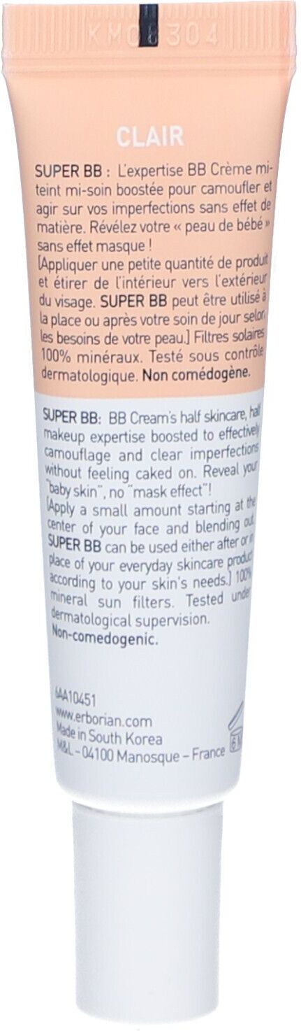 erborian Korean Skin Therapy Super BB clair 15 ml Creme