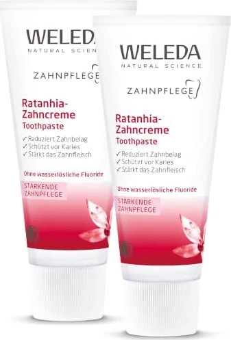 Weleda Ratanhia Zahncreme 75 ml Zahnpasta