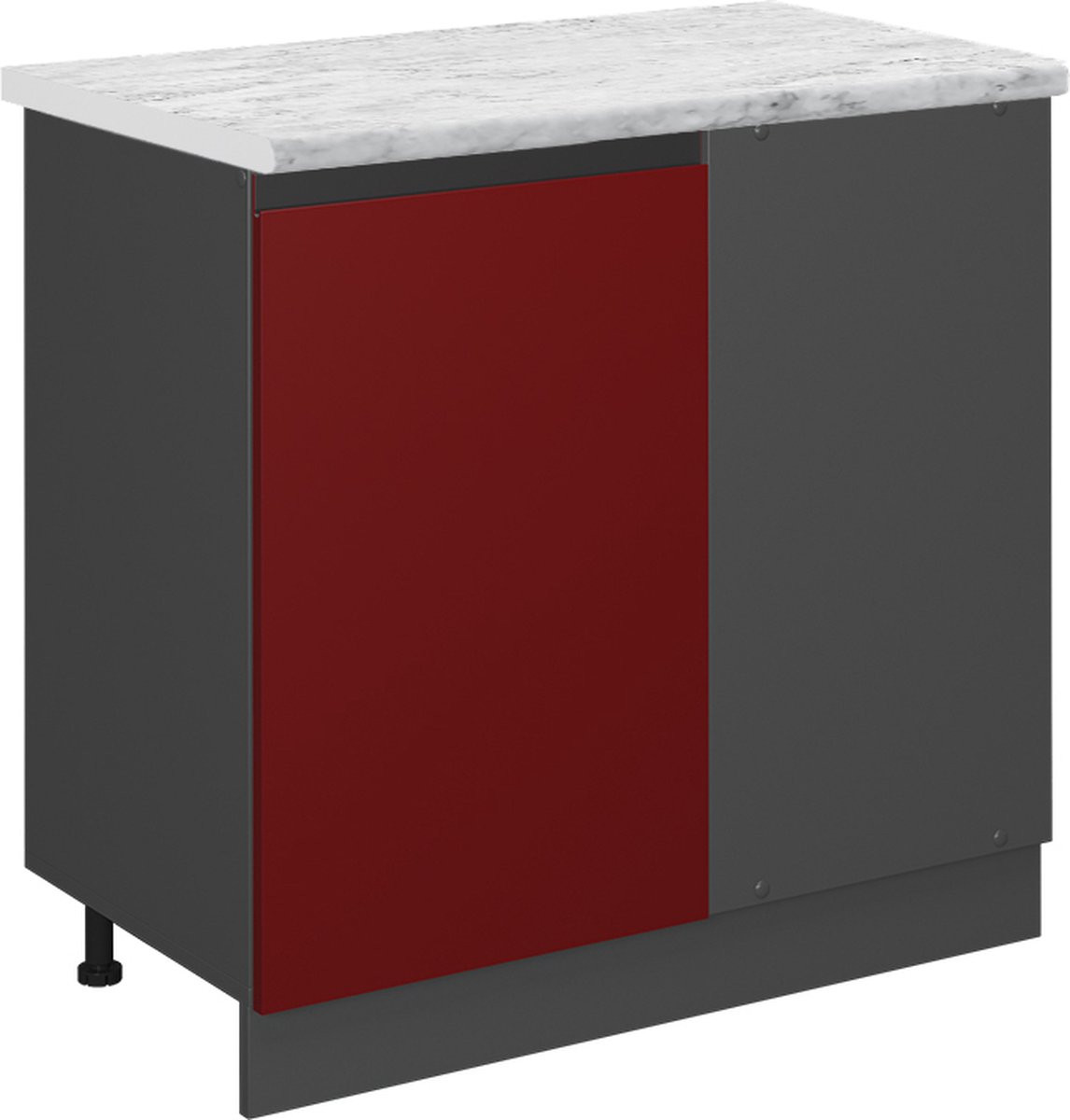 Vicco R-Line Hoekkast Marmer Rood