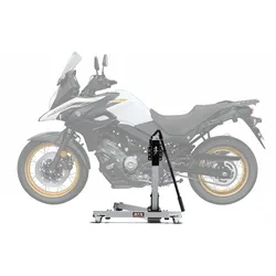 Zentralständer EVOLIFT® für Suzuki V-Strom 650 / XT 04- Shadow Edition (Grundfarbe: Grau) Ohne Mit großen Rollen Ohne Ohne
