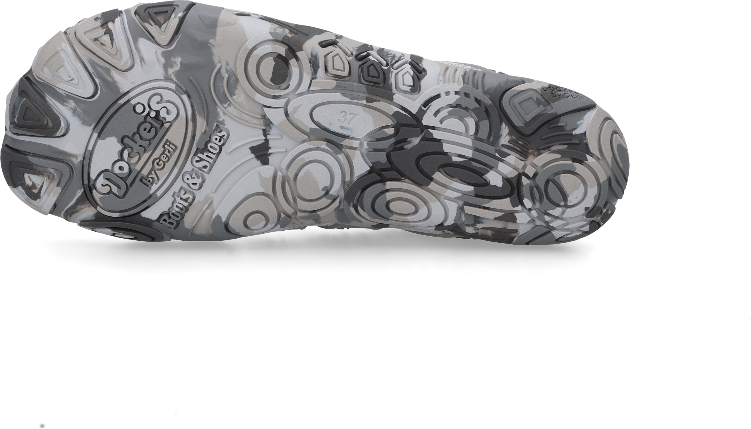 Barfussschuh DOCKERS BY GERLI, Damen, Gr. 37, weiss (hellgrau), Synthetik, Textil, Schuhe Barfussschuh, Sneaker, Slipper, Freizeitschuh mit bequemen Vorfussbereich hellgrau 37