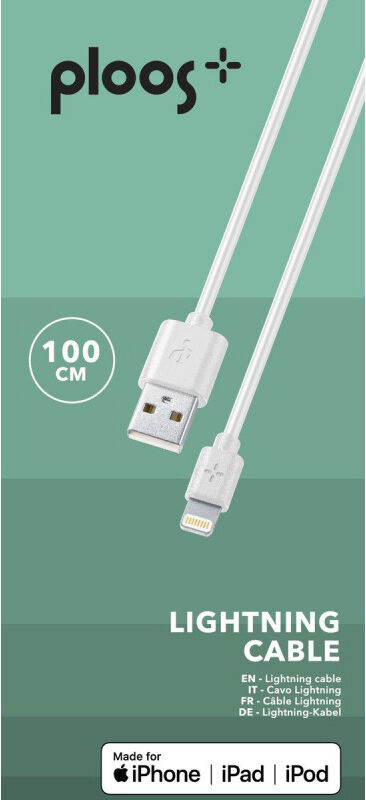 Cellular Line Celplcabmfi1m Cavo Apple Lightning Bianco 1mt - Celplcabmfi1m