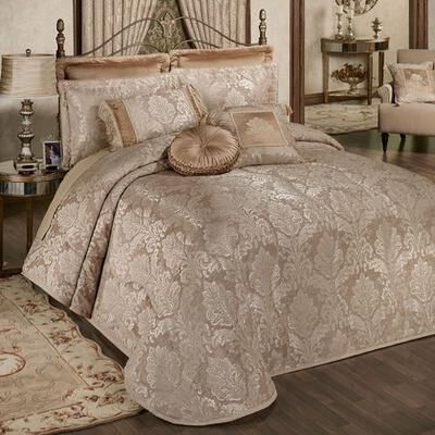 Touch of Class Camelot Grande Bedspread Almond, California King, Almond