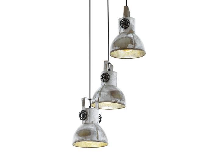Pendelleuchte I Ø 27cm Silber Material: Metall, Holzart/Dekor Metallart: Stahl Oberfläche Holz: Lackiert Oberfläche Metall: Lackiert E27
