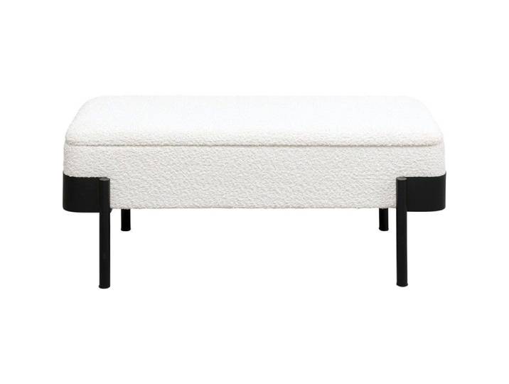 Banc-coffre Angelo blanc Kare Design