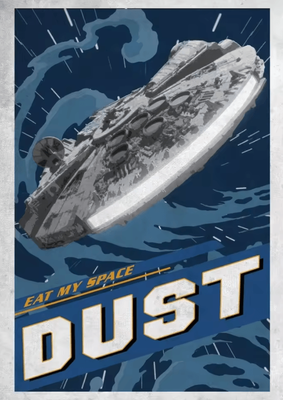 Inspire Curations Galactic Propaganda Tatooine Canvas Poster Retro Space Movie Wall Art 10 50x70cm
