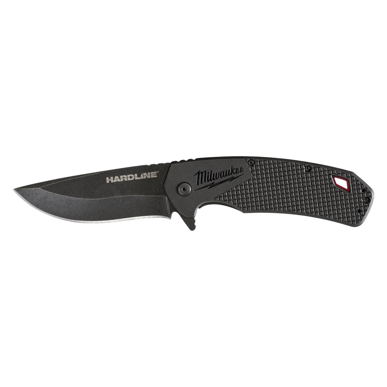 MGA Milwaukee HARDLINE Premium-Klappmesser 85 mm glatter Klingenlänge (8.90 cm) (4932492453)