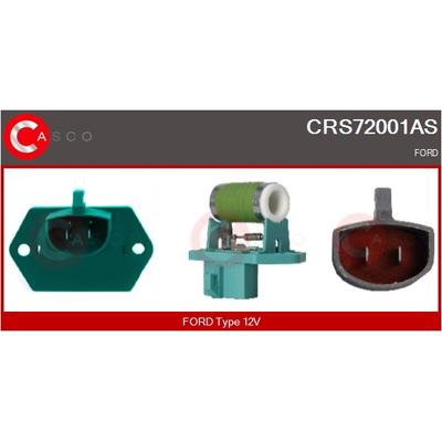 CASCO Vorwiderstand, Elektromotor-Kühlerlüfter CRS72001AS für Ford