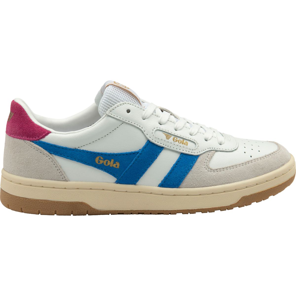 Gola Hawk Sneaker Women white/pacific/fuschia (LE) 4 CLB336-LE-4-whitepacificfuschia