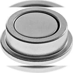 magnetoplan Magnet Discofix forte 16630 20mm silber 10 St./Pack