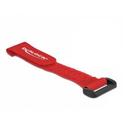 Delock Klettkabelbinder zum Bündeln (L x B) 150 mm x 20 mm Rot 5 St. 19526