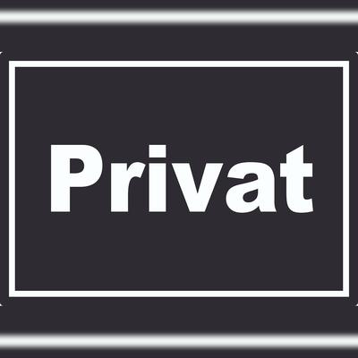 HB-Druck Privat Aufkleber weiß-schwarz A9 (37x52mm)