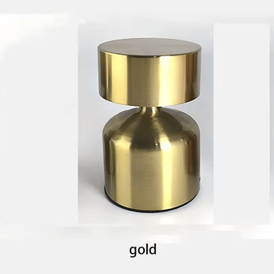 Inspire Curations Rechargeable Metal Dumbbell Table Lamp Modern LED Bedside Atmosphere Light type A gold