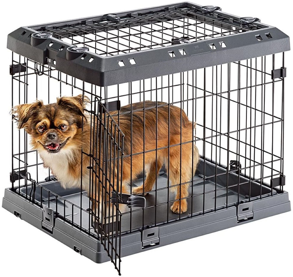 FERPLAST Box Pieghevole per Cani Superior Nero CM.60