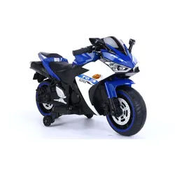 TPFLiving Elektro-Kindermotorrad Motorrad 888  blau - Kindermotorrad - Elektromotorrad - Stützräder
