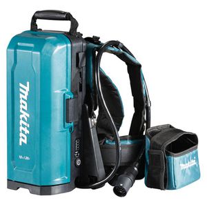 Makita Akku-Bank PDC01, 191A59-5, Rucksack, für 18V, 2x18V & 40V Maschinen, 4 Akku-Steckplätze