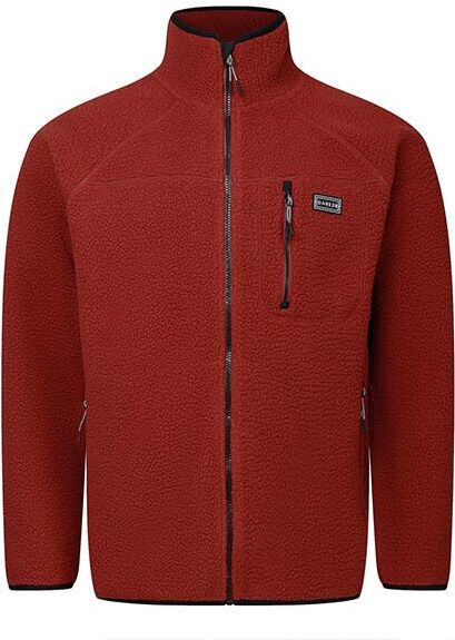 Dare 2b Mens Camber Full Zip Borg Fleece Rustic Red