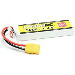 LemonRC LRC 2S 5000 - LiPo Akku 5000 - 7.4V (35C) - Akku (5000 mAh, 7.40 V)