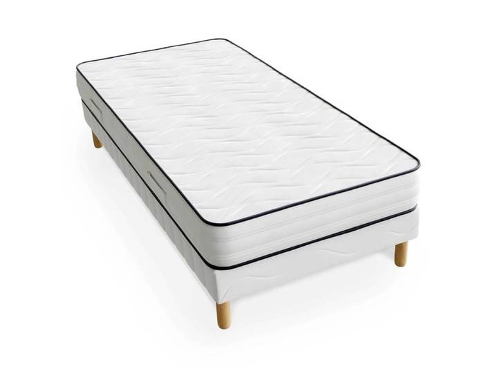 DODO SINGLE H20 - Ensemble sommier+matelas 20 cm 90x190