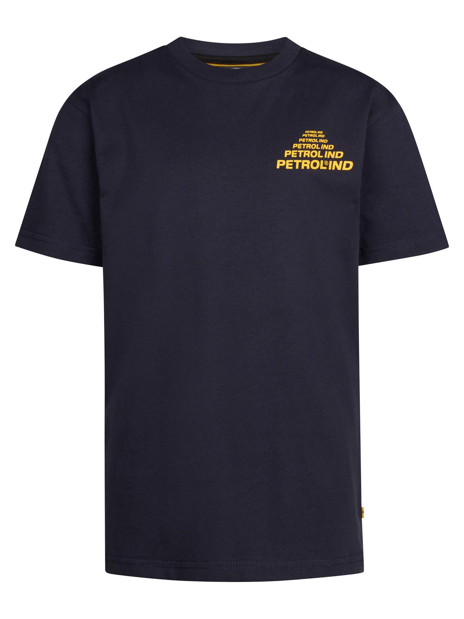 Petrol Industries - Jongens Backprint T-shirt Great Divide - Blauw