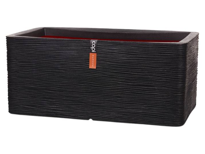 Capi Blumentopf RIB Quadro Schwarz 32 × 39 × 73 77 l