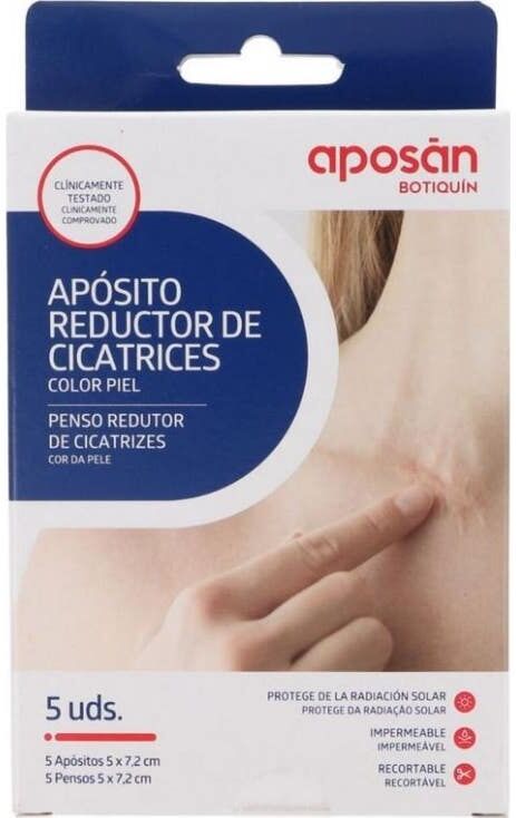 APOSAN Aposán Apósitos Reductores de Cicatrices 5x7,2cm 5uds