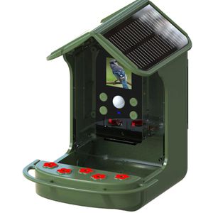 Denver Wildkamera BFC-1200 Vogelfutterkamera, 12 MP, Auslösezeit 0,8 Sek., Solar