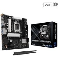 B860M-X GEN5 WiFi, Mainboard schwarz/silber