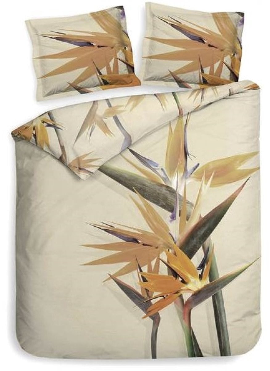 Heckett & Lane Kayra Dekbedovertrek Tweepersoons Oranje 200x220 cm