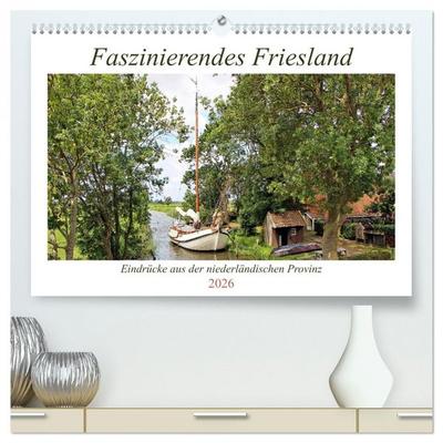 Faszinierendes Friesland (hochwertiger Premium Wandkalender 2026 DIN A2 quer), Kunstdruck in Hochglanz
