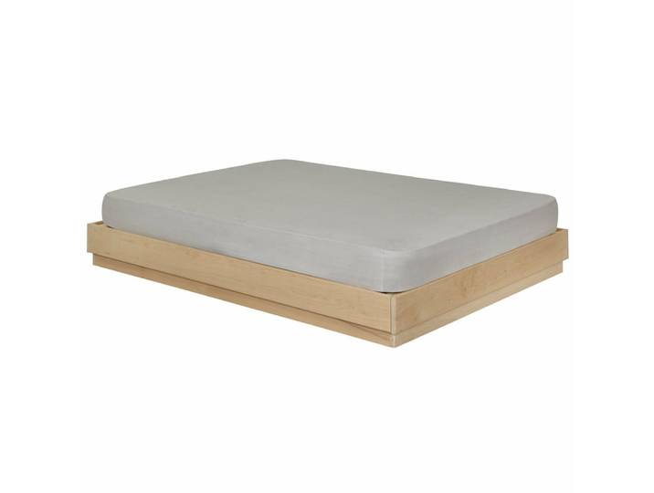Pack lit avec matelas bois massif 120x190 cm