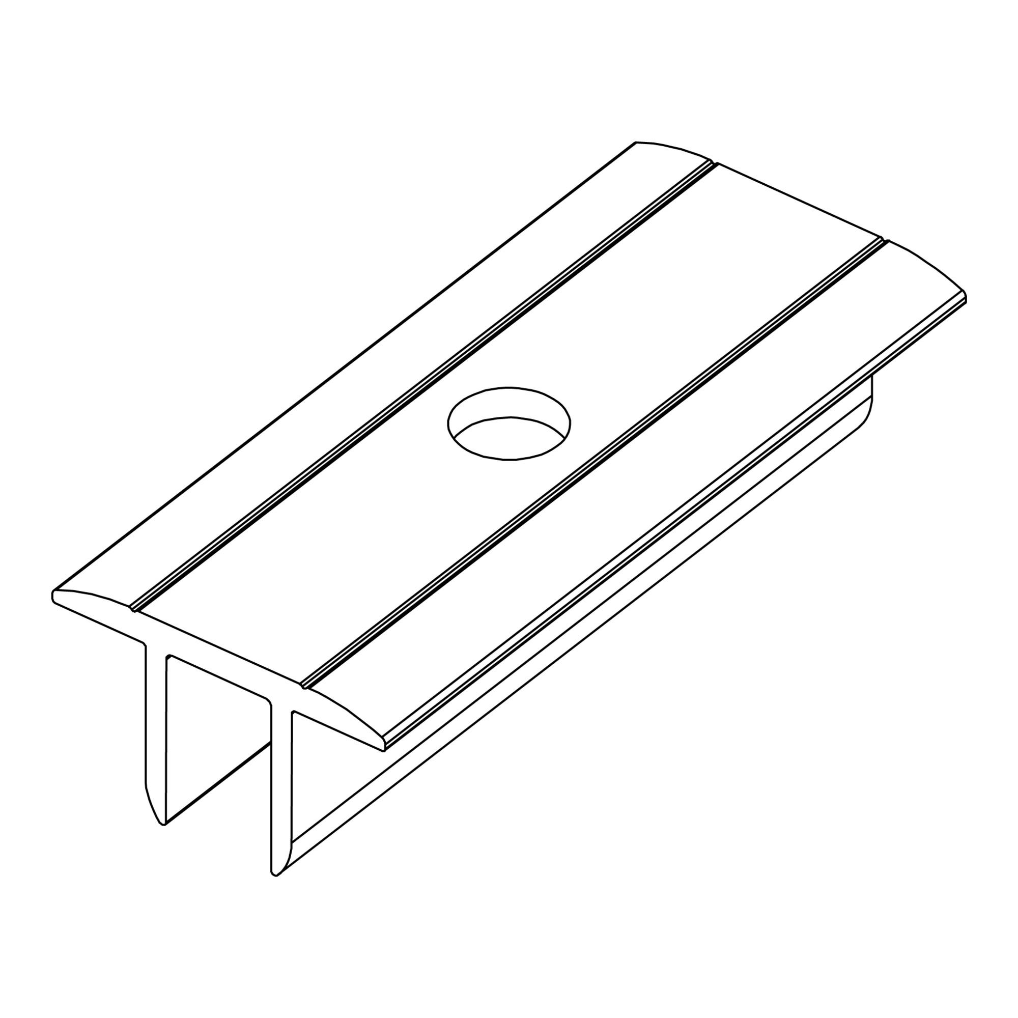 K2 Systems Mittelklemme XS 65mm Aluminium Solo 1001892)