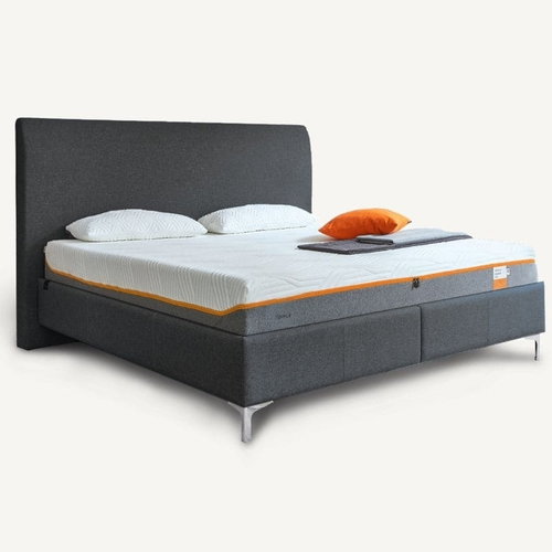 Tempur Polsterbett Relax Shape Relaxbett Shape 130 cm, Chrom Edge