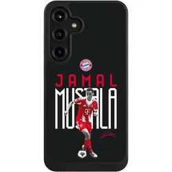 Nivocase Hülle für Samsung Galaxy S25+ Handyhülle NIVOcore Case Schwarz FC Bayern München Offizielles (Samsung Galaxy S25+), Smartphone Hülle, Schwarz