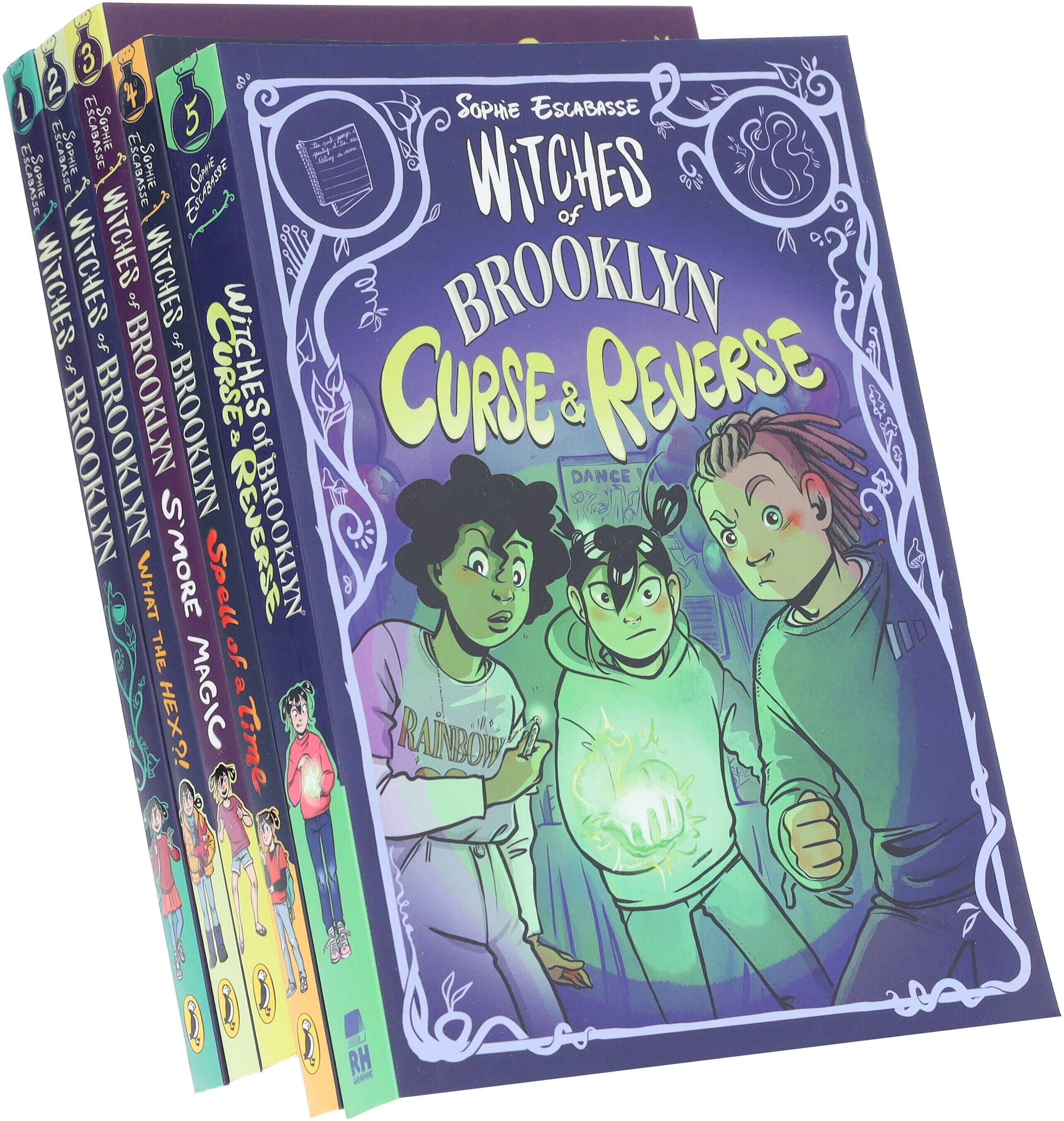 Witches of Brooklyn Graphic Novel Series by Sophie Escabasse 5 Books Collection Set - Ages 7-14 - Paperback Penguin Random House