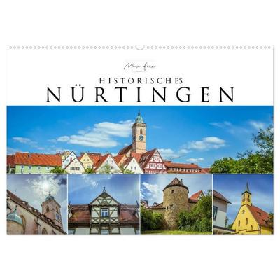 Historisches Nürtingen 2026 (Wandkalender 2026 DIN A2 quer), CALVENDO Monatskalender