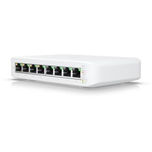 UbiQuiti Switch UniFi Lite 8 PoE, USW-Lite-8-PoE, managed, 8-Port, 1 Gbit/s, 4x PoE+