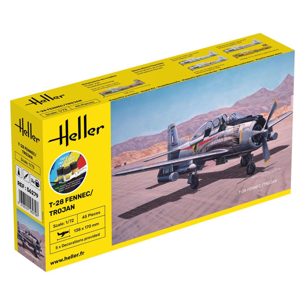 Heller Starter Kit T-28 Fennec /Trojan (56279)