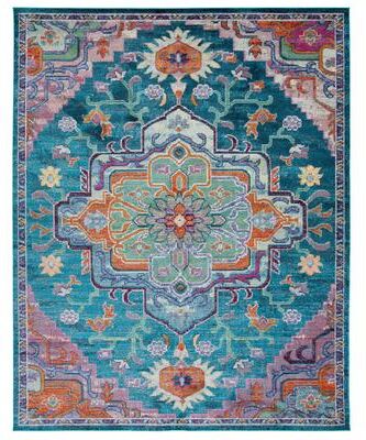 SAFAVIEH Crystal Floretta Vintage Boho Medallion Rug