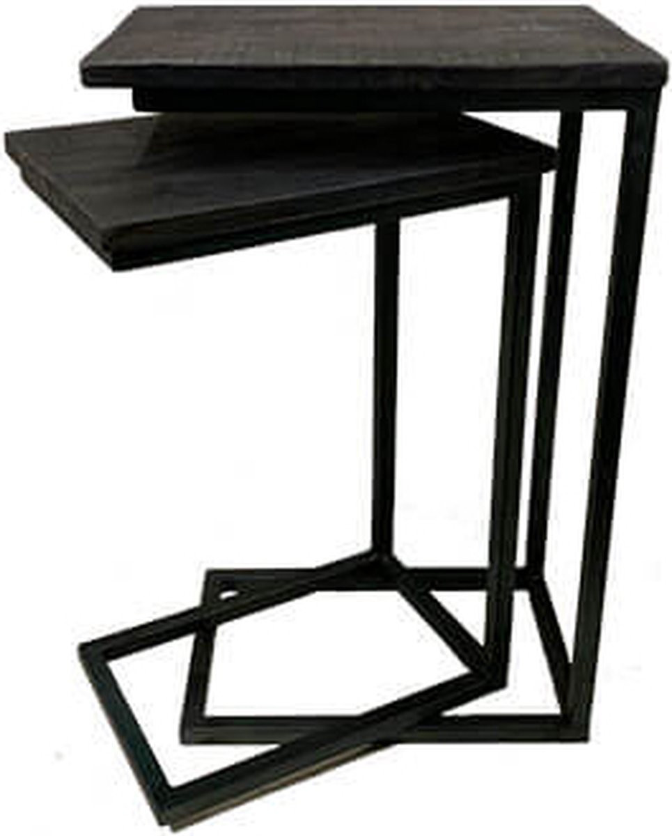 Maison de France Bijzettafel set 2 stuks Sunburn