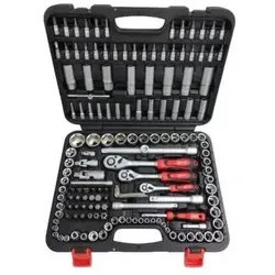 RS PRO, Steckschlüssel + Stecknuss, 1/4, 1/2, 3/8 Zoll Vierkant metrisch/zöllig